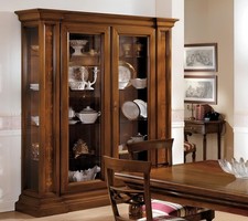 Vitrine 2 Tür Schrank