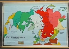 Schulwandkarte Weltkarte