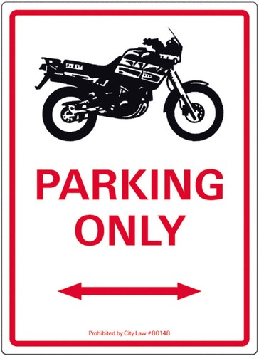 Schild klein tenere - schild, parking