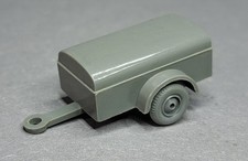 Wiking PKW Einachs Anhänger PKW betongrau BP WM 1957-61 alte hellgraue Räder