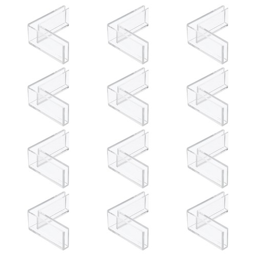 12stk kunststoff glasverbinder - 12stk, kunststoff-glasverbinder