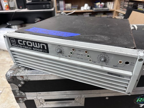 Crown macro tech 5002vz - crown, macro-tech
