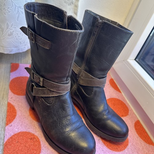 Kickers lederstiefel braun - kickers,