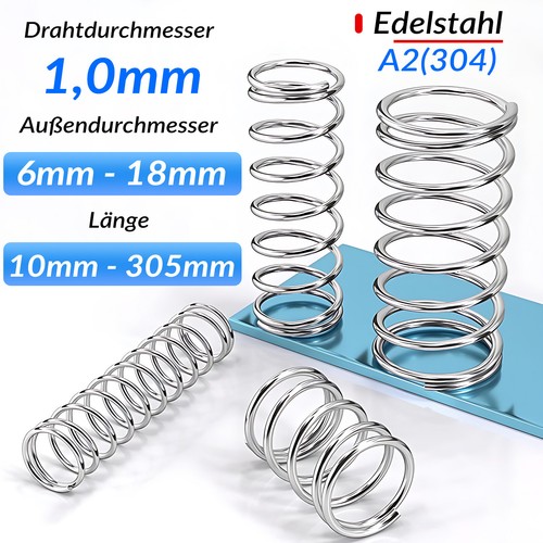 Druckfedern edelstahl - druckfedern,