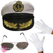 SEEKAPITÄN MÜTZE BRILLE UND