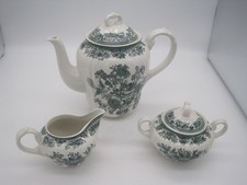 Villeroy & Boch FASAN GRÜN - KAFFEEKANNE + ZUCKERDOSE + MILCHKÄNNCHEN