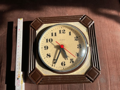 Vintage keramik küchenuhr - vintage,