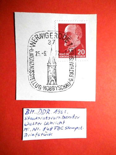 Briefmarken auf - bm.,