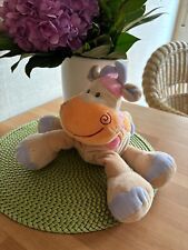 ? Nattou Kuh orange creme bunt Belle Kuscheltier Schmusetier ?  so niedlich