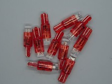 10 St Led Rot Glassockellampe