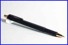 NOS 1990er Rotring 600 NEWTON Druckbleistift in SCHWARZ & GOLD - 0,7 mm Minen