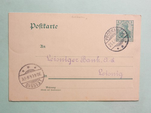 Reich ganzsache proskau - ganzsache,