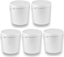 5 x 30 L Eimer mit Deckel