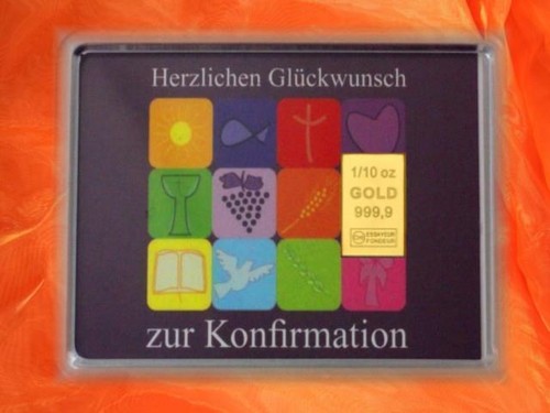 Konfirmation gold geschenk - konfirmation,