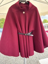 Cap Mantel Bordeaux Damen