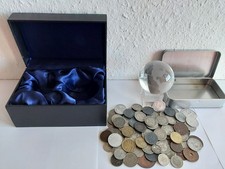 100 Münzen bis 1945 teils Silber überwiegend Kaiserreich DR inkl. Glas-Weltkugel