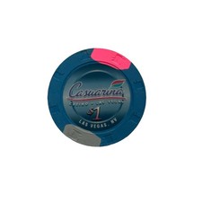 Casuarina * $1 Poker Chip / Jeton * 2003 * Las Vegas, Nevada * Casino