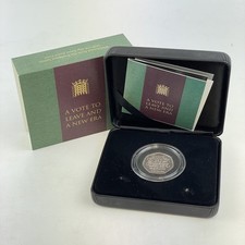 Großbritannien Brexit 2020 Silber PP 50p Fifty Pence Münze Boxed Austritt Europäische Union