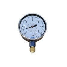 Riegler 720/4 Glyzerin-manometer 100 mm -1 bis +5 bar G 1/2" unten gefüllt 