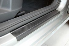 Einstiegsleisten für VW T5 Multivan Transporter Lackschutzfolie Carbon Schwarz 3