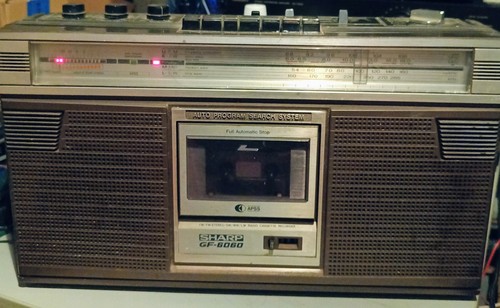 Sharp 6060 stereo radio - gf-6060,