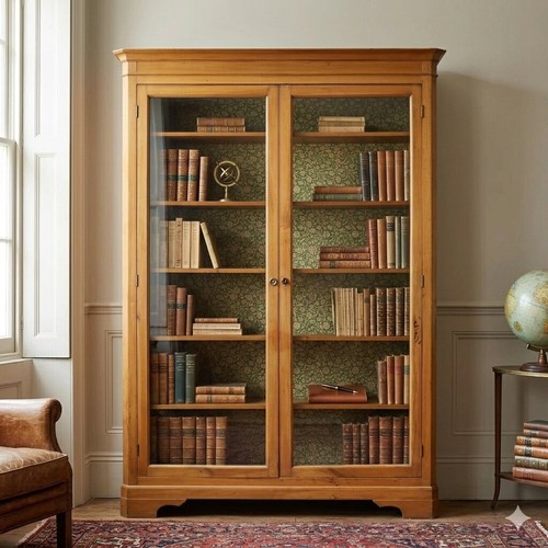 Antiker bücherregal walnuss - antiker,