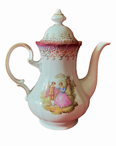 Alte porzellan tee kaffekanne - porzellan, tee-kaffekanne-