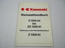 Kawasaki KZ1300 Z1300 A1 A2 A3 B2 ZG1300 A1 Werkstatthandbuch Ergänzung 1980-84