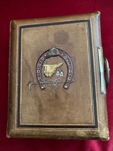 Antikes braunes fotoalbum - antikes,