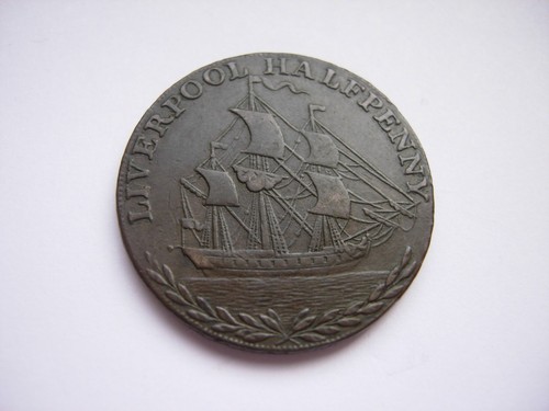 Half penny 1791 - half,