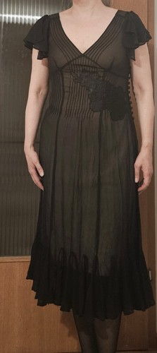 Abendkleid seide 100 - abendkleid, gr.38