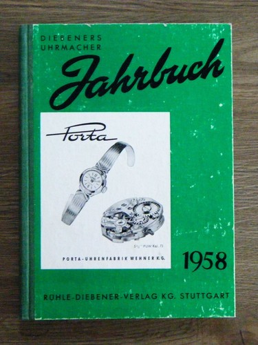 Diebeners uhrmacher jahrbuch - diebeners,
