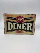 Blechschild Diner 20x30cm
