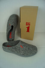 BIG ONE Filzpantoffeln Gummisohle Hausschuhe Filz Pantoffel GRAU NEU