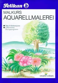 Malkurs aquarellmalerei buch - aquarellmalerei, |
