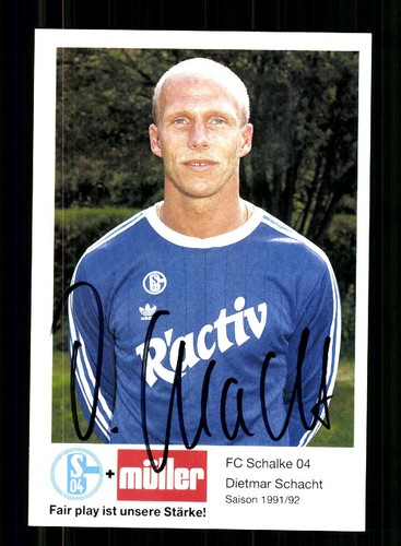 Dietmar schacht autogrammkarte - dietmar,