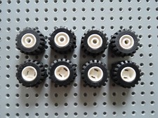 Lego 8 x Felge + Reifen