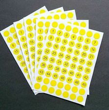 Zahlen 5x Bögen 250