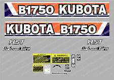 Kubota B1750 Hst Kompakt Traktor Abziehbild