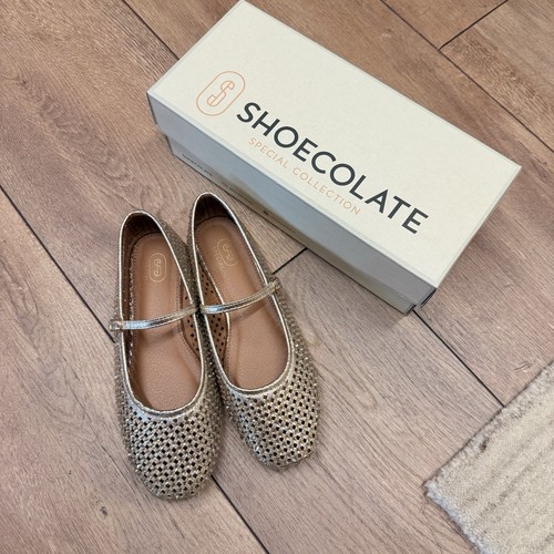 Shoecolate ballerinas gold - ballerinas,