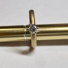 0,5ct Solitär Brillant Ring