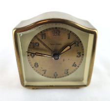 Art Deco Reisewecker eckig MAUTHE - Mechanisch Handaufzug 30er-40er Jahre Design