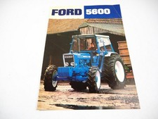 Ford 5600 Traktor Prospekt Technische Daten Beschreibung 12/1977