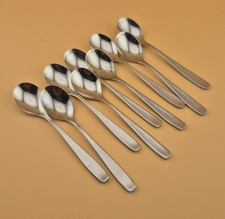 WMF Berlin, 9 Eierlöffel, Cromargan ca. 12,1  cm Note 3-4 