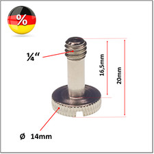 1 x Kameraschraube 1/4" Zoll