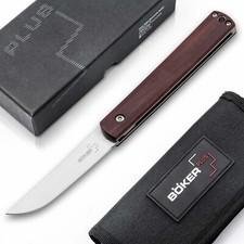 BÖKER PLUS® Wasabi Cocobolo Stil Japanisch Klappmesser 440C Slipjoint - 01BO631