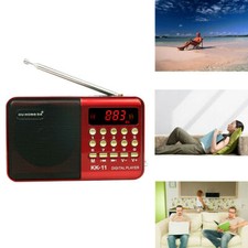 Tragbares Mini-FM-Radio LCD