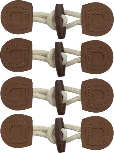 Paar leder tastenknöpfe - 4,
