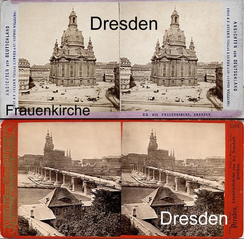 Stereofotos von dresden - von,