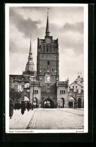 Rostock straßenpartie mit - rostock,,